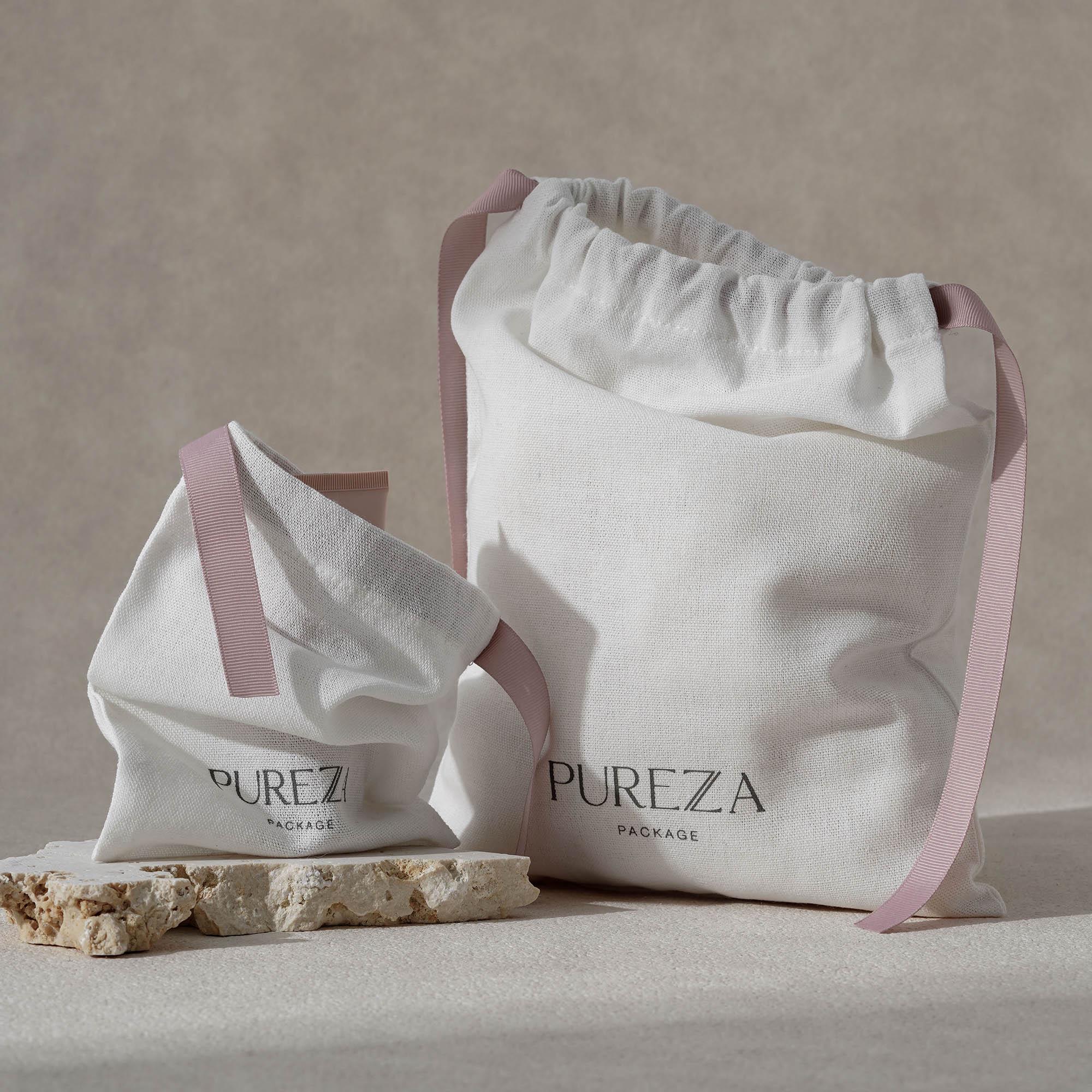 Cotton Drawstring Bag Eco-Frie - Luxury Skincare Packaging review and price