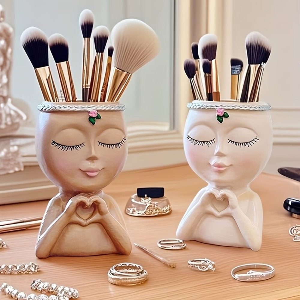1-piece makeup brush and eyebr - Luxury Skincare And Makeup Brands review and price