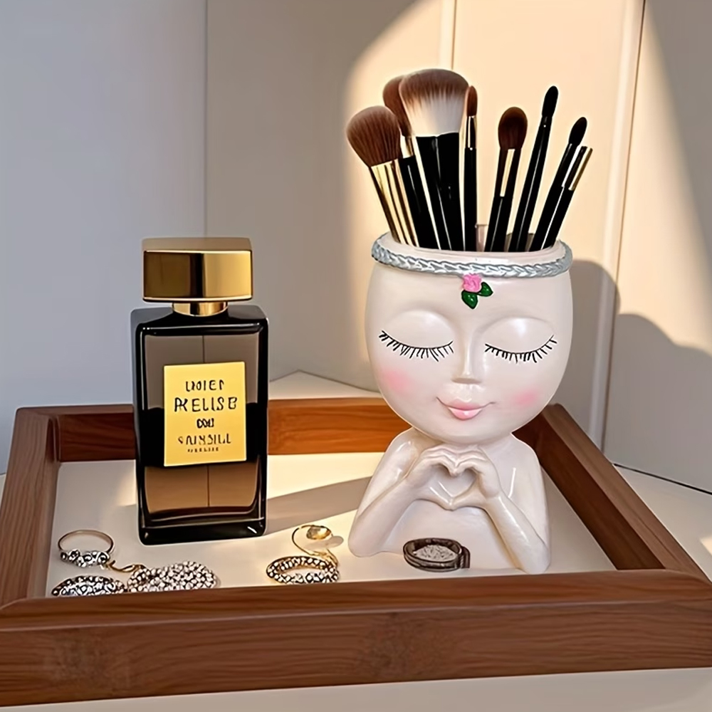 1-piece makeup brush and eyebr - Luxury Skincare And Makeup Brands review and price