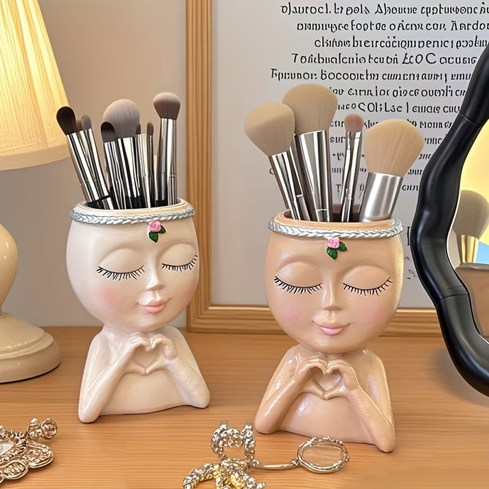 1-piece makeup brush and eyebr - Luxury Skincare And Makeup Brands review and price