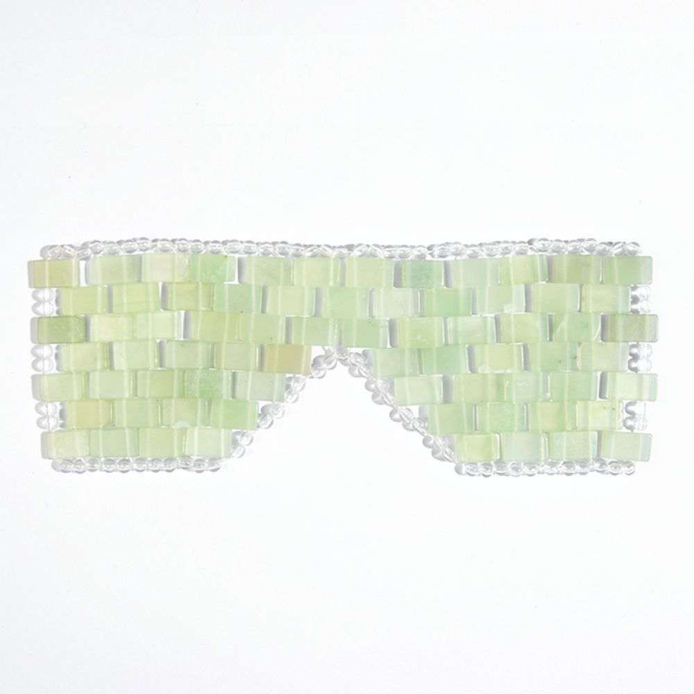 Natural Stone Xiu Jade Eye Mas - Luxury Skincare Tools review and price