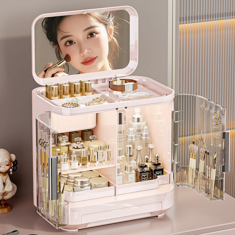 Cosmetics Storage Box with Mir - Luxury Skincare Tools review and price