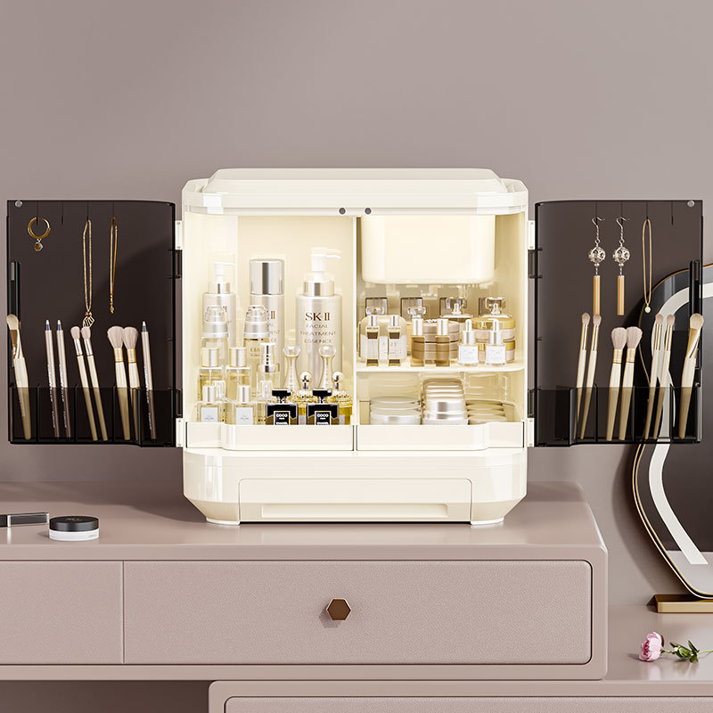 Cosmetics Storage Box with Mir - Luxury Skincare Tools review and price
