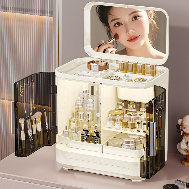 Cosmetics Storage Box with Mir - Luxury Skincare Tools review and price