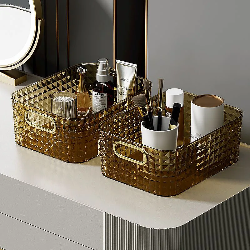 Desktop Cosmetics Storage Box  - Luxury Skincare Tools review and price