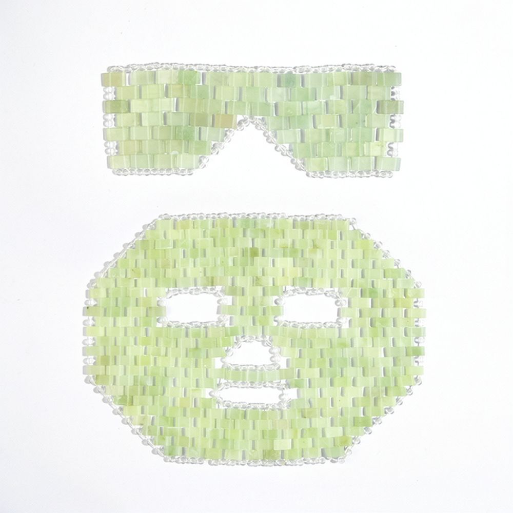 Hand Woven Xiu Jade Eye Mask N - Luxury Skincare Tools review and price